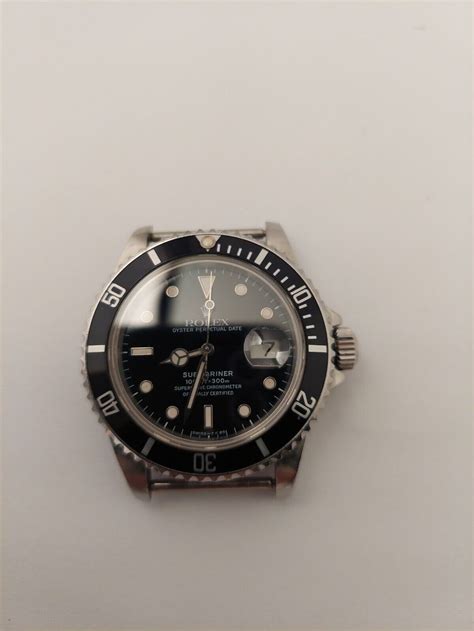 Rolex Vintage Submariner Date 16800 1983 Stainless Steel Face 